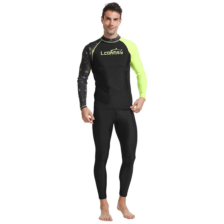 Bộ Quần Áo Bơi Cho Nam Chống Nắng Dài Tay LC782