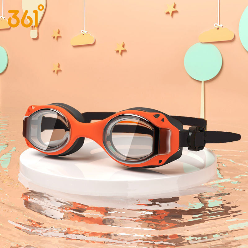 Kính bơi trẻ em 361 - màu đỏ đen phù hợp bé 3-10 tuổi - ProSwim.vn