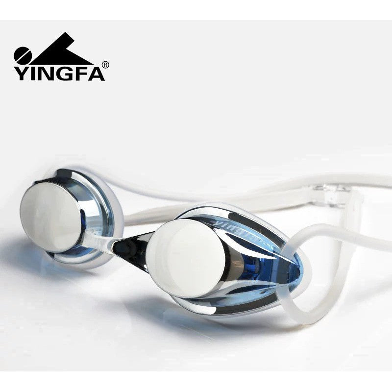 Kính Bơi YINGFA Y570AF Tráng Gương Gọng Nhỏ Mắt Nhỏ Cho Người Lớn – Xanh Bạc - ProSwim.vn