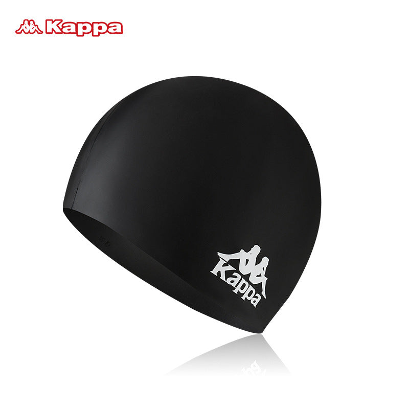 Mũ Bơi Silicone Trơn KAPPA Đen - ProSwim.vn