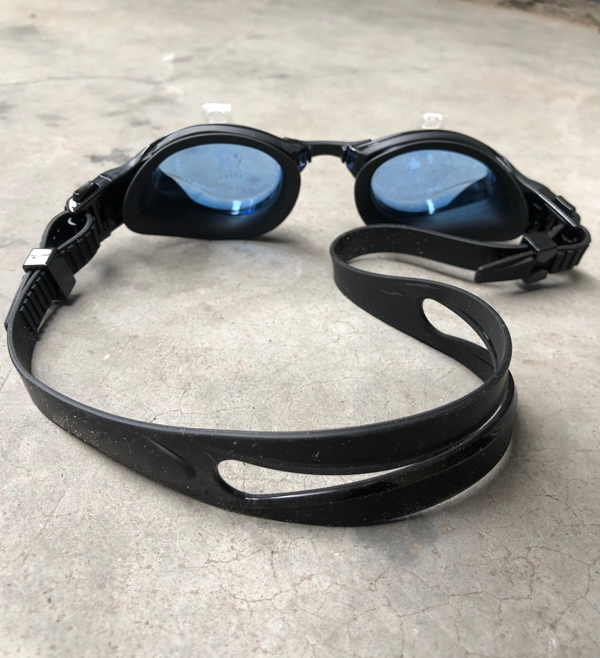 Kính Bơi Nhật VIEW V2000ASA Delfina Gọng Đen Mắt Xanh - Bản SWIPE nâng cấp