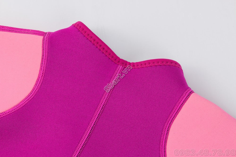 Bộ Bơi Liền Giữ Nhiệt (Wetsuit 2mm) Sbart 1120 Trẻ Em Hồng - ProSwim.vn