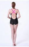 Đồ Bơi Nữ Liền Thân Sát Nách Sbart Xanh Đen - ProSwim.vn