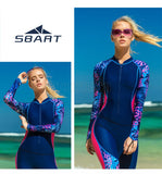 Bộ Bơi Nữ Liền Quần Tới Gót Sbart 1203 Tím - ProSwim.vn