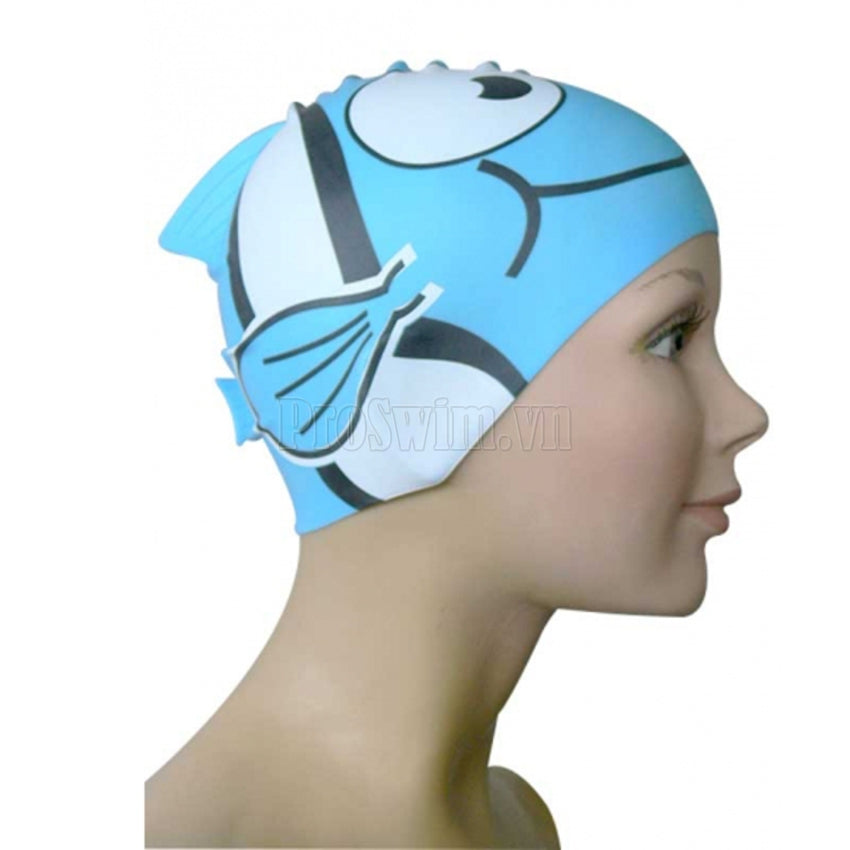 Mũ Bơi Trẻ Em Hình Cá