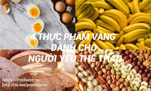 4 THỰC PHẨM VÀNG CHO NGƯỜI YÊU THỂ THAO