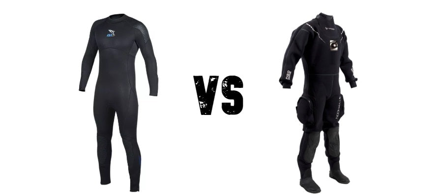 Thế nào là wetsuit? Phân biệt wetsuit và drysuit