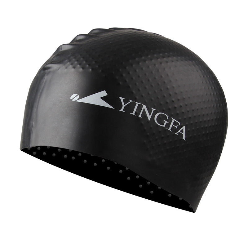 Mũ Bơi Chống Nước YINGFA Chống Trượt Màu Xanh - ProSwim.vn