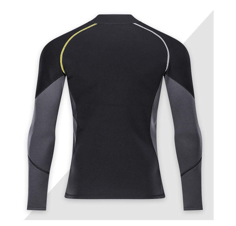 Áo Bơi Giữ Nhiệt Nam Dày 1.5mm Wetsuit Dạng Vest Kéo Khóa ZCCO