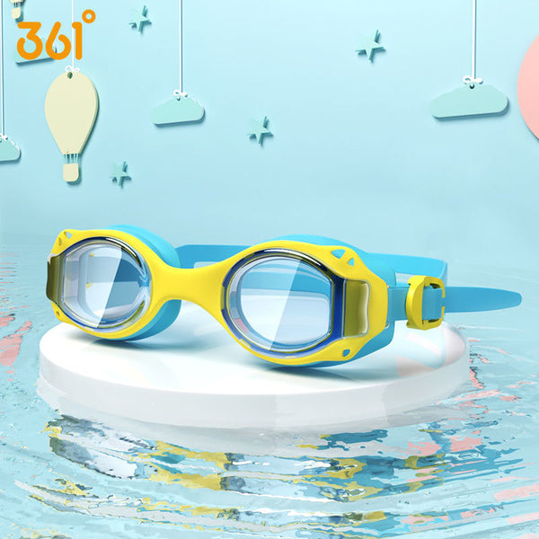Kính bơi trẻ em 361 - màu vàng xanh phù hợp bé 3-10 tuổi