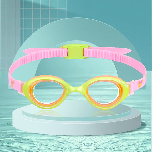 Kính Bơi Trẻ Em Yingfa - Vàng Cam Dây Hồng