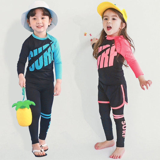 Bộ Quần Áo Bơi Cho 3 Món Cho Bé Trai Bé Gái