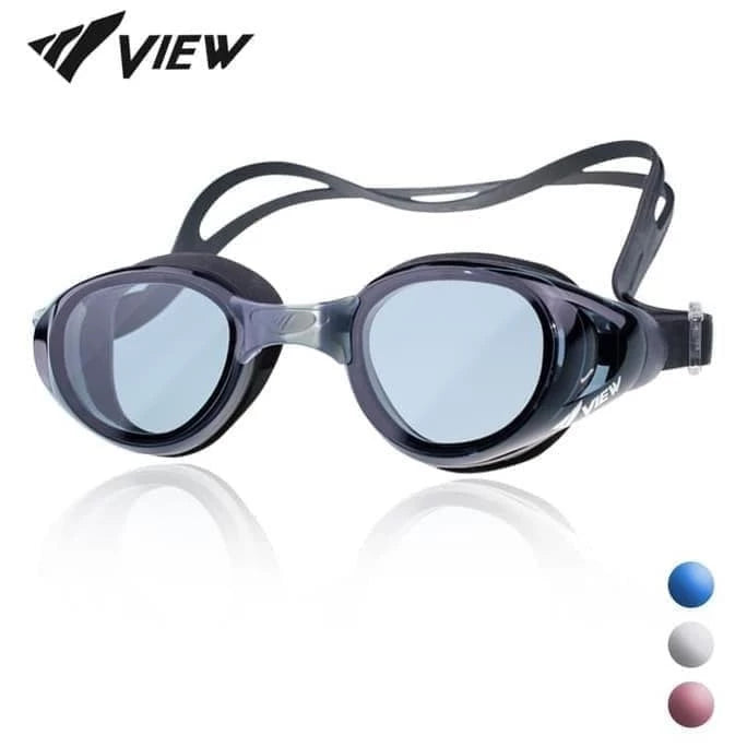 Kính bơi người lớn VIEW V800A mắt lớn không đau hốc mắt - Đen