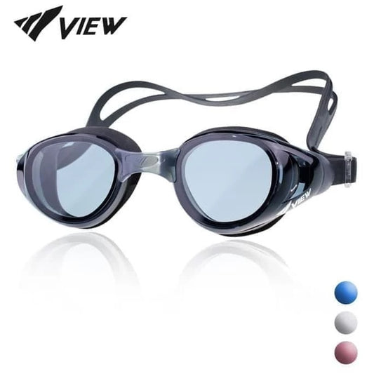 Kính bơi người lớn VIEW V800A mắt lớn không đau hốc mắt - Đen