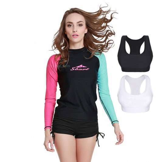 Bộ bơi nữ dài tay kín đáo SBART - Set 3 món