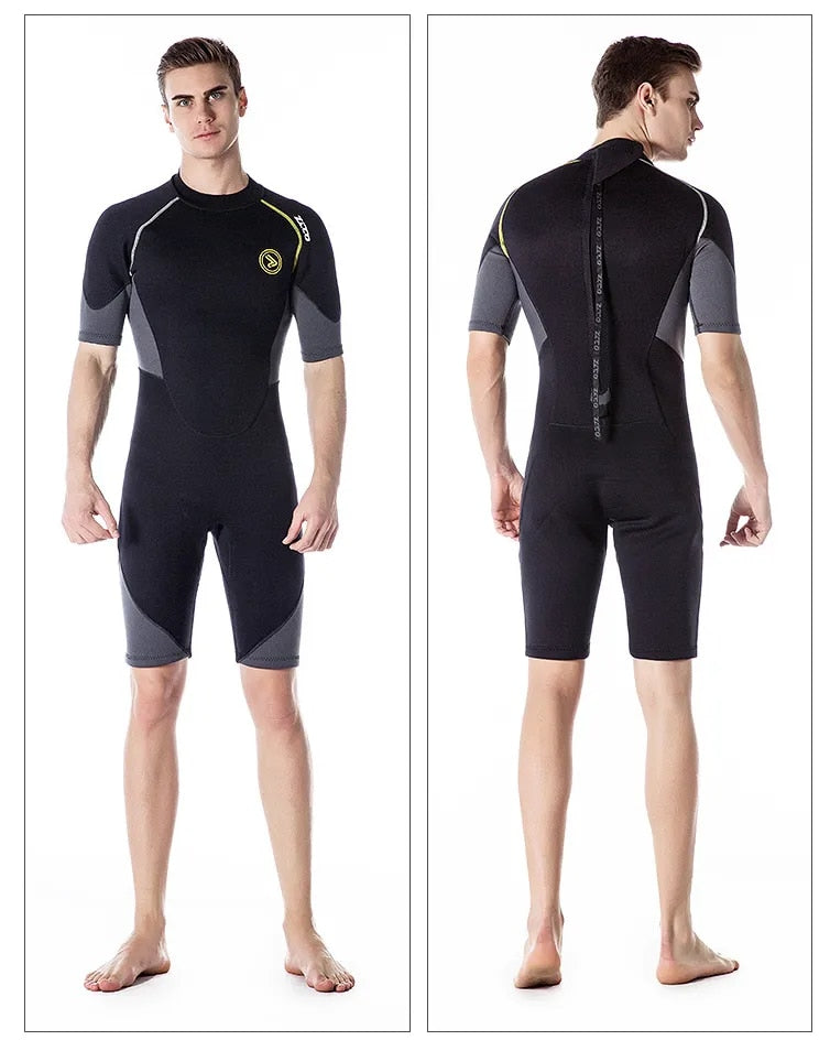 Đồ bơi giữ nhiệt nam liền thân wetsuit dày 1.5mm chính hãng ZCCO dành cho bơi trời lạnh tránh gió - ProSwim.vn