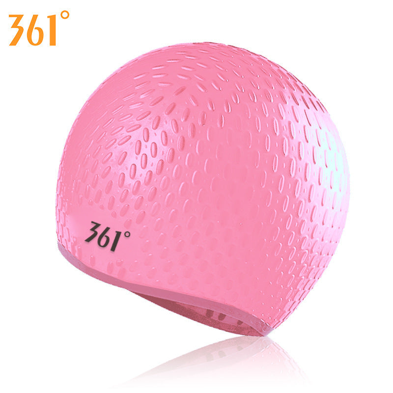 Mũ Bơi Silicone Chống Bí 361 Đen