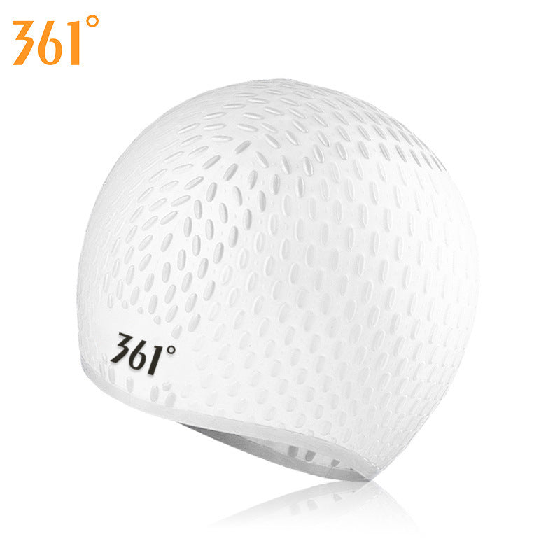 Mũ Bơi Silicone Chống Bí 361 Đen