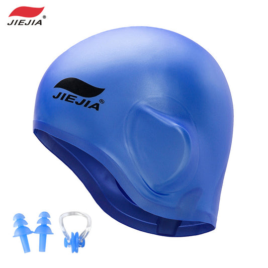 Bộ kẹp mũi nút tai đi bơi + mũ bơi che tai