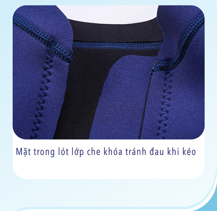 Bộ Bơi Giữ Nhiệt Trời Lạnh Cho Bé Gái Dạng Rời Dày 2.5mm WS587 Tím