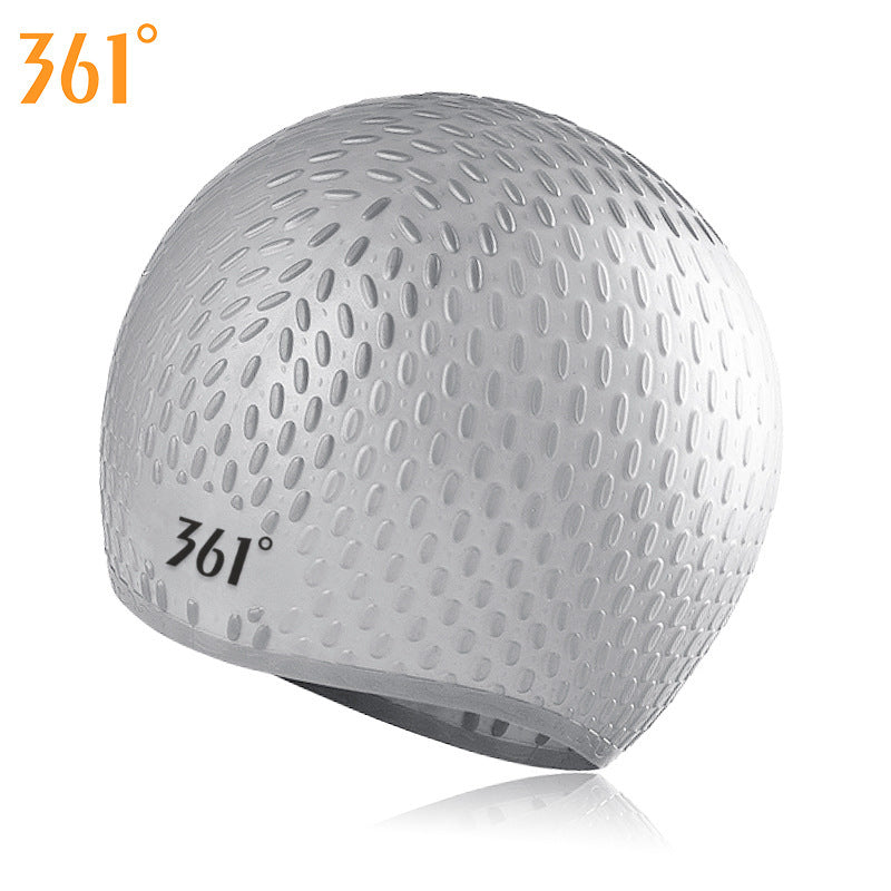 Mũ Bơi Silicone Chống Bí 361 Trắng - ProSwim.vn