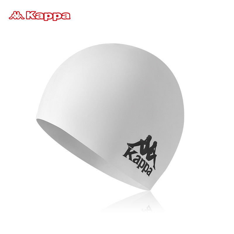 Mũ Bơi Silicone Trơn KAPPA Trắng - ProSwim.vn