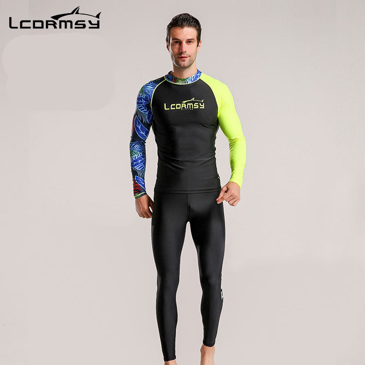 Bộ Quần Áo Bơi Cho Nam Chống Nắng Dài Tay LC752