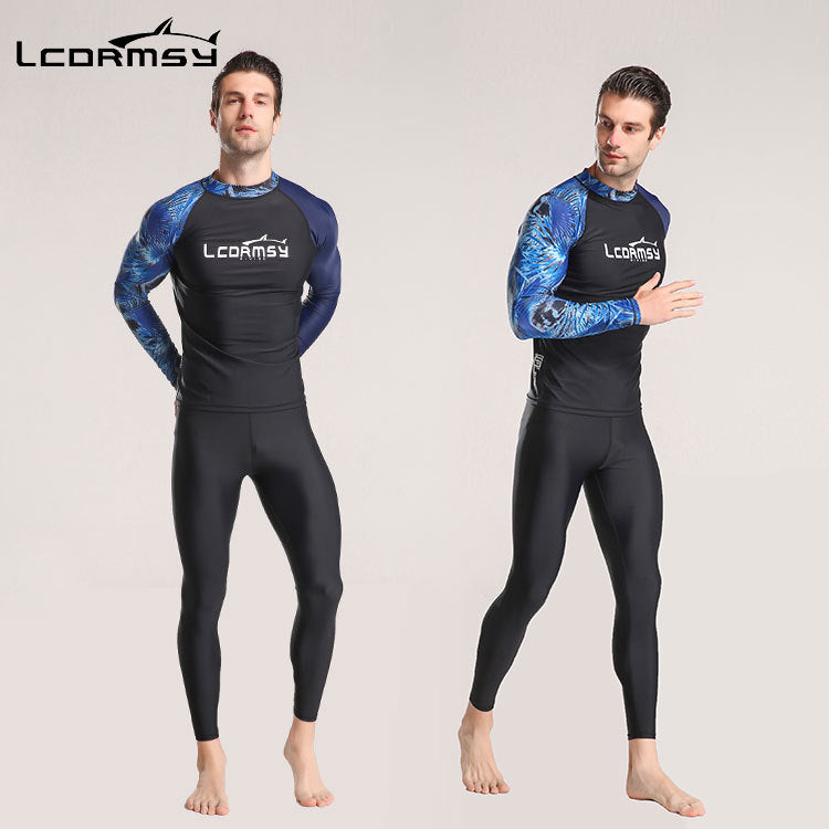 Bộ Quần Áo Bơi Cho Nam Chống Nắng Dài Tay LC751