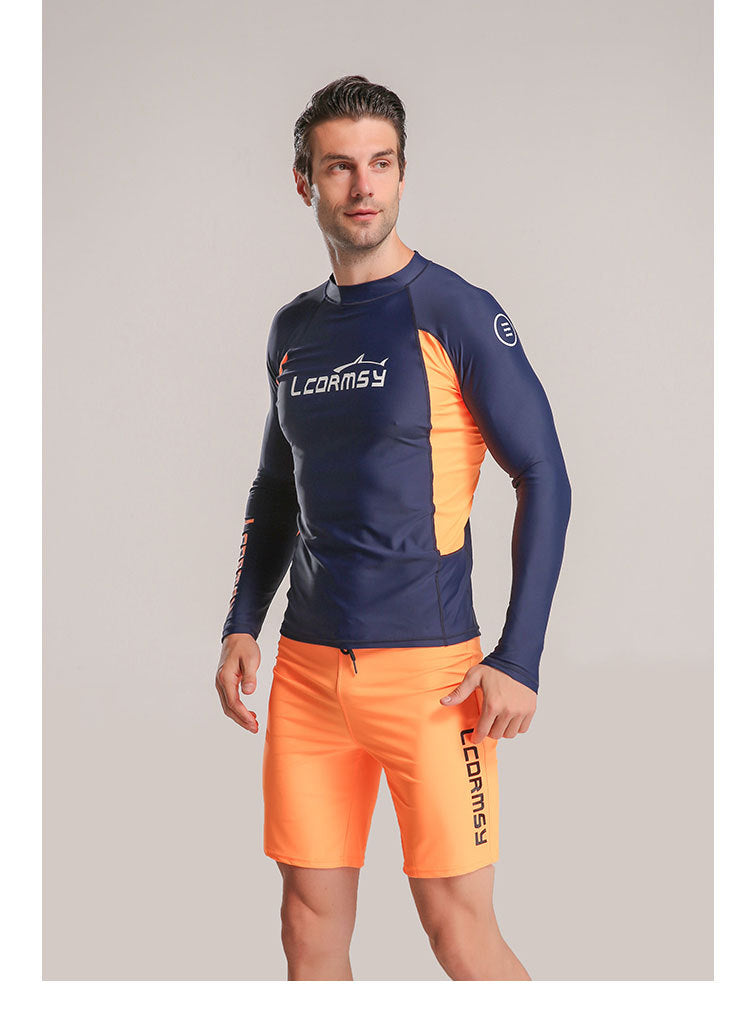 Bộ Quần Áo Bơi Cho Nam Chống Nắng Dài Tay LC702 - ProSwim.vn