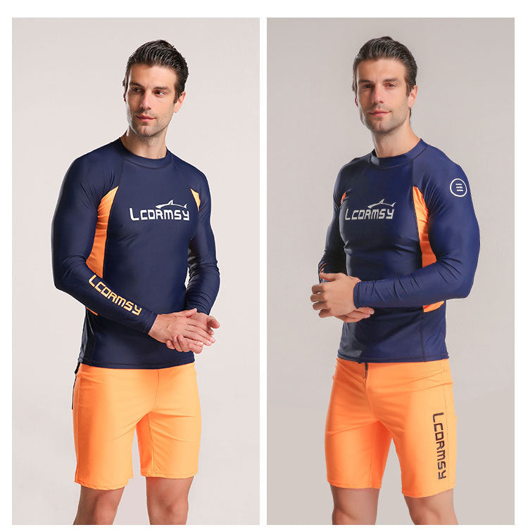 Bộ Quần Áo Bơi Cho Nam Chống Nắng Dài Tay LC702 - ProSwim.vn