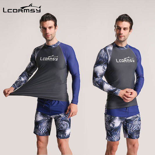 Bộ Quần Áo Bơi Cho Nam Chống Nắng Dài Tay LC776