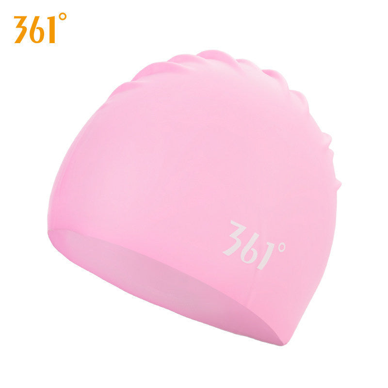 Mũ Bơi Chống Ướt Tóc 361 Kiểu Trơn Màu Hồng - ProSwim.vn