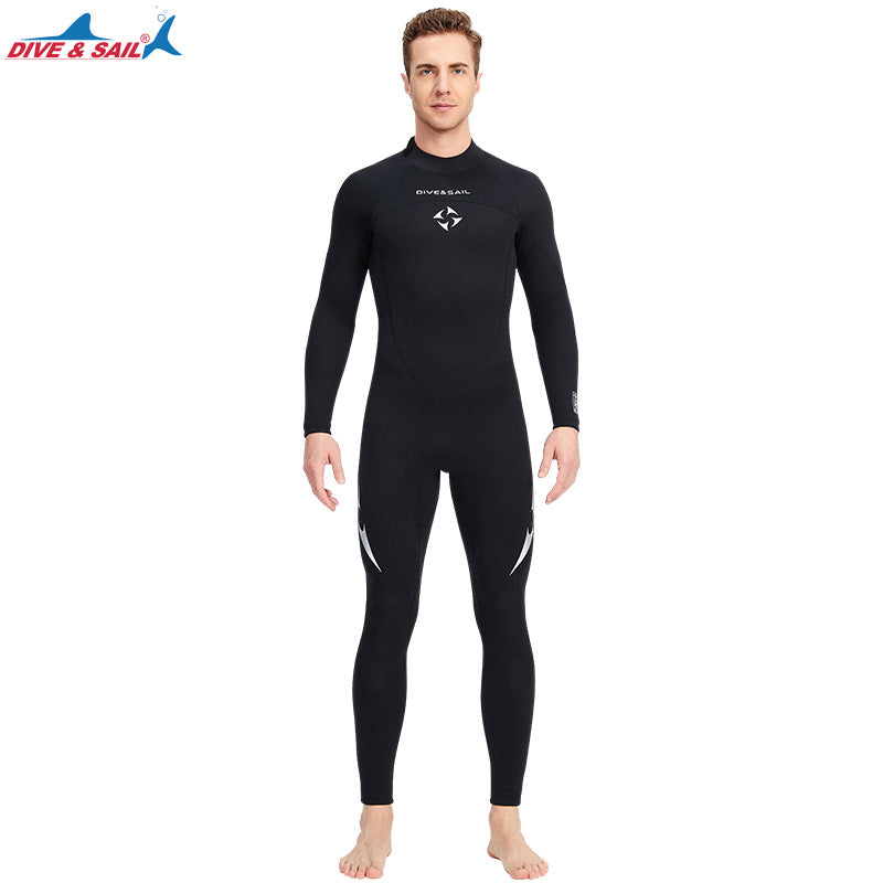 Bộ Đồ Lặn Một Mảnh Tay Dài Dive&Sail Có Khóa Kéo Sau Lưng Dày 3mm Giữ Nhiệt Chống Tia UV Cho Nam - ProSwim.vn