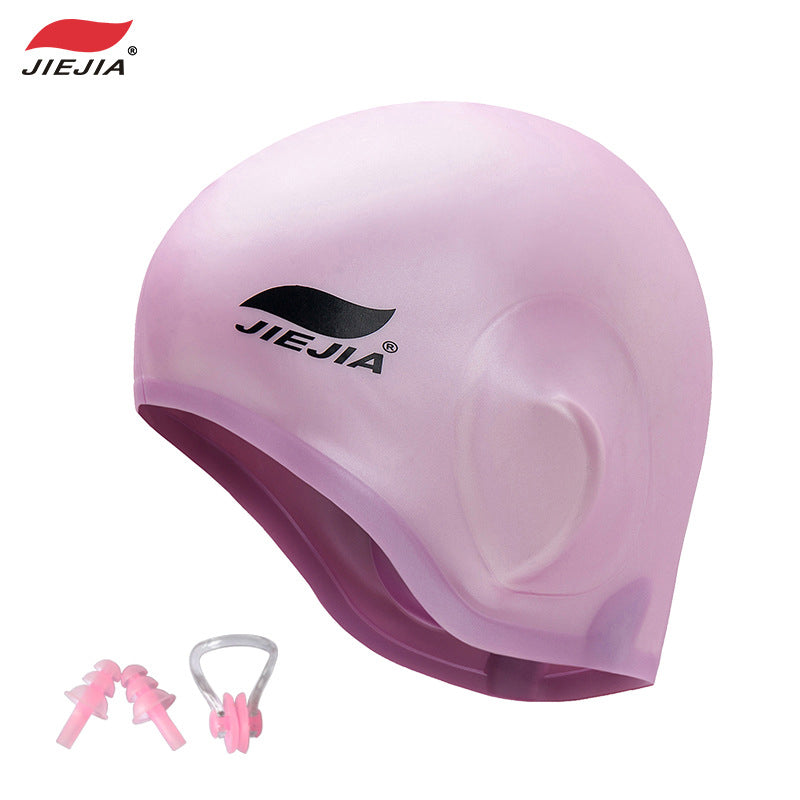 Bộ kẹp mũi nút tai đi bơi + mũ bơi che tai