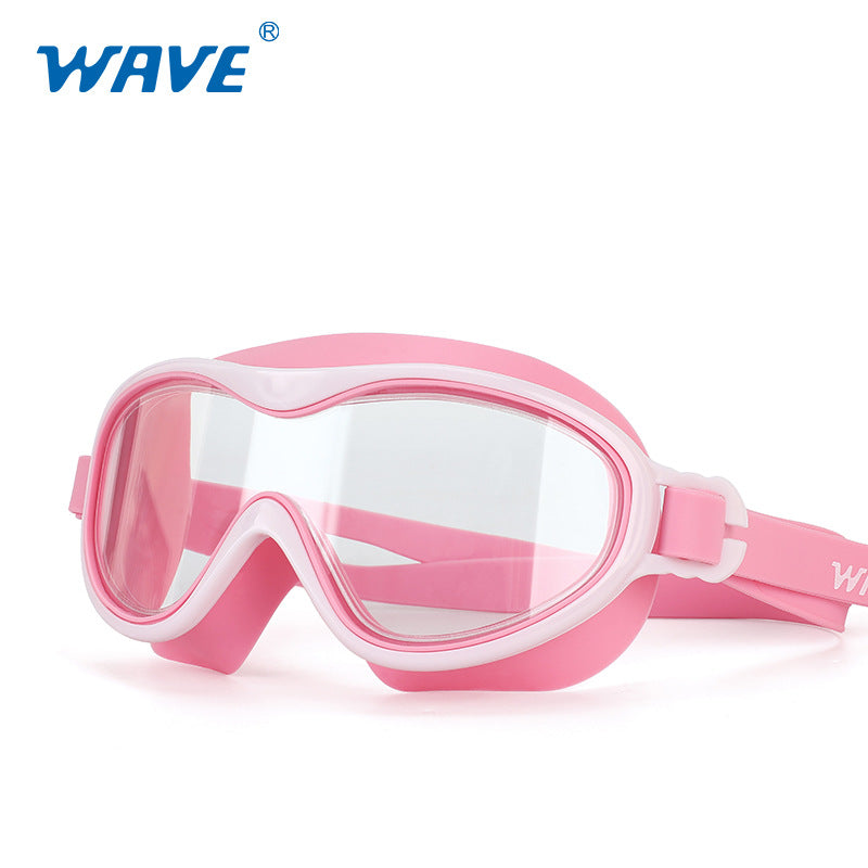 Kính Bơi Trẻ Em Mắt Rộng Panorama WAVE – Màu Hồng