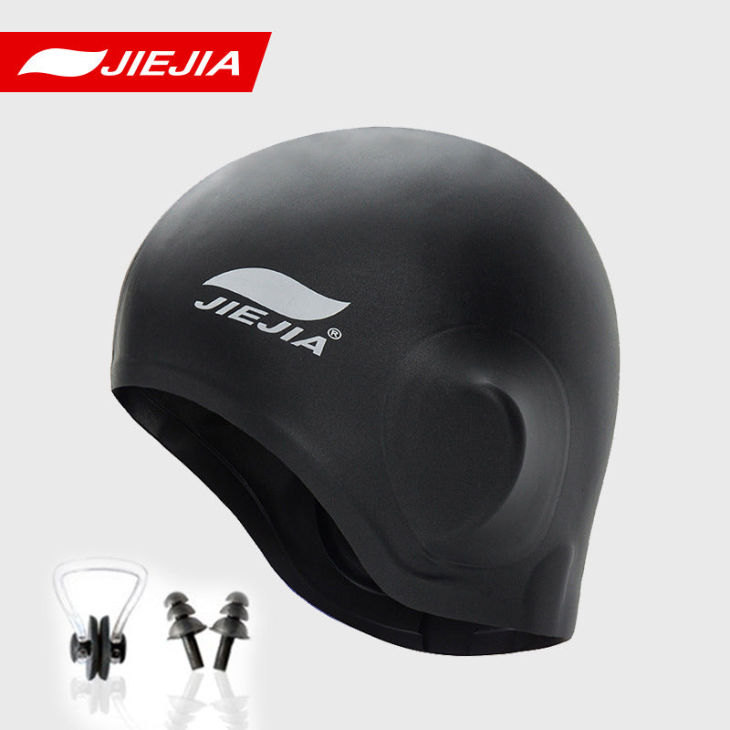 Bộ kẹp mũi nút tai đi bơi + mũ bơi che tai