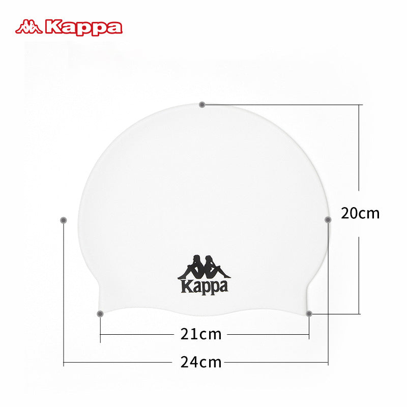 Mũ Bơi Silicone Trơn KAPPA Xanh