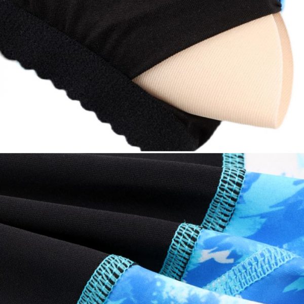 Đồ Bơi Liền Thân Nữ Tập Luyện Chuyên Nghiệp Thi Đấu YINGFA 2127 Đen Xanh