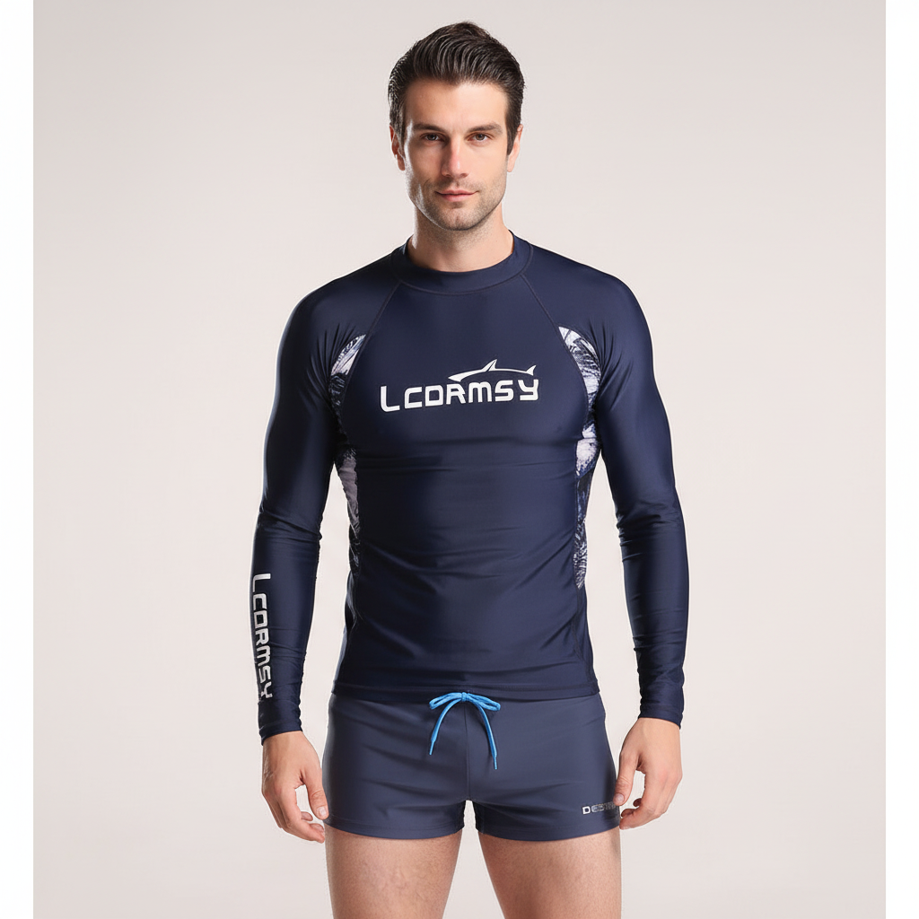 Bộ Quần Áo Bơi Cho Nam Chống Nắng Dài Tay LC Quần đi biển - ProSwim.vn