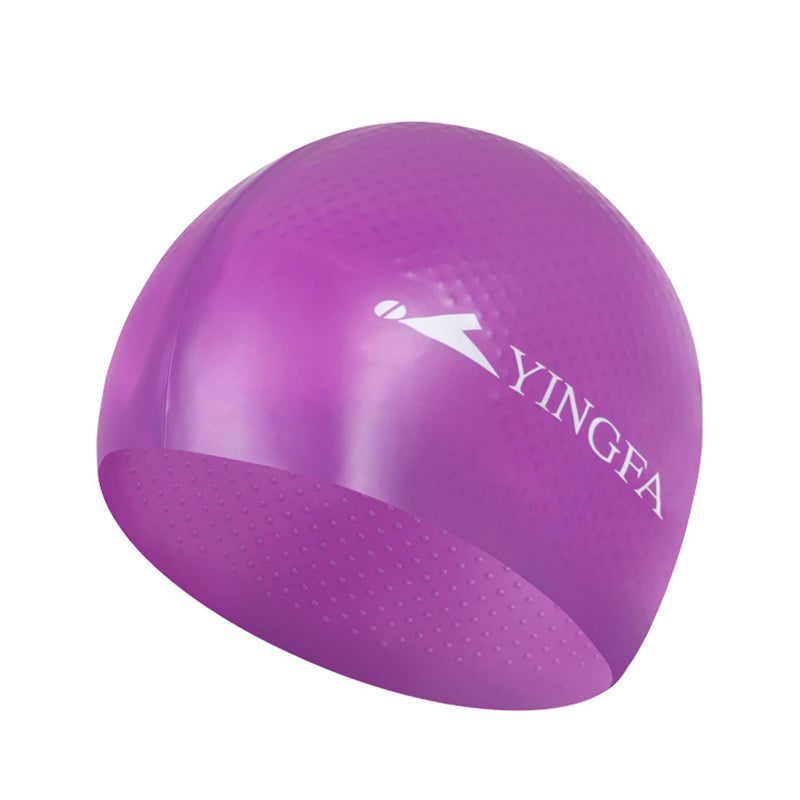 Mũ Bơi Chống Nước YINGFA Chống Trượt Màu Trắng - ProSwim.vn