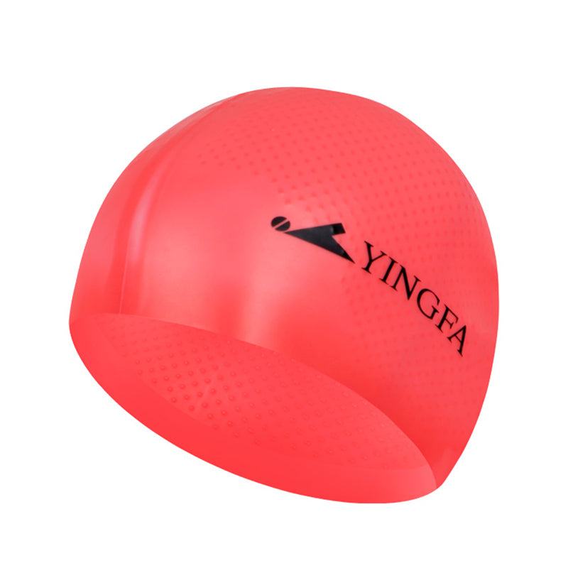 Mũ Bơi Chống Nước YINGFA Chống Trượt Màu Đỏ