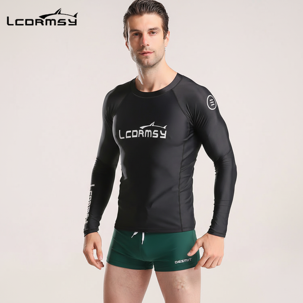 Bộ Quần Áo Bơi Cho Nam Chống Nắng Dài Tay LC Quần đi biển - ProSwim.vn