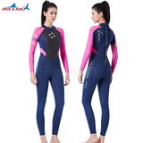 Bộ Đồ Lặn Nữ Wetsuit Dày 3mm Bơi Lặn Chèo Thuyền Lướt Ván Giữ Ấm Giữ Nhiệt