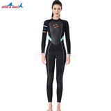 Bộ Đồ Lặn Nữ Wetsuit Dày 3mm Bơi Lặn Chèo Thuyền Lướt Ván Giữ Ấm Giữ Nhiệt