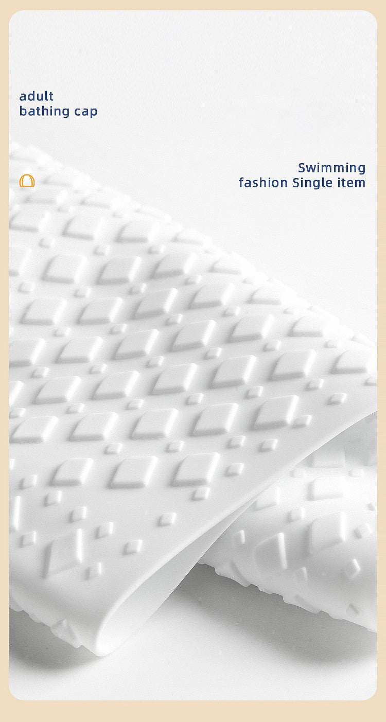 Mũ Bơi Silicone Chống Bí Chống Nóng KAPPA 007 Trắng
