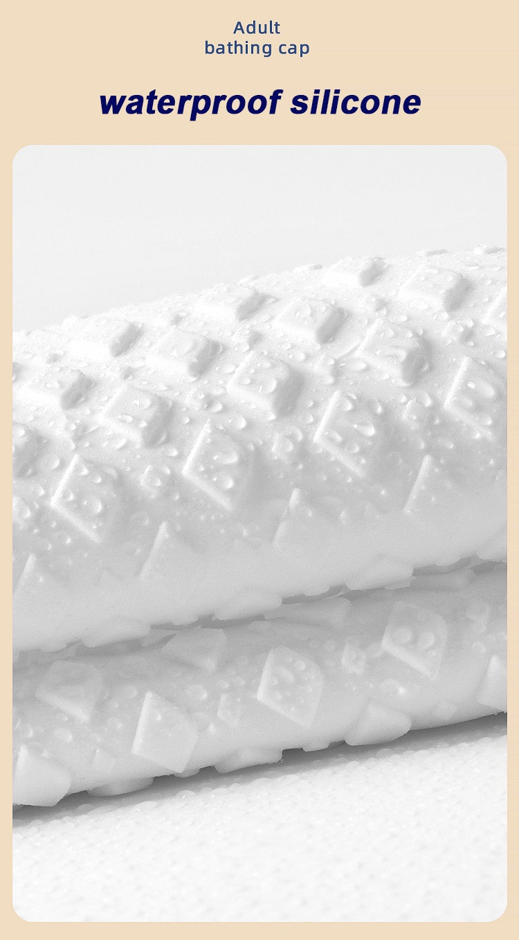 Mũ Bơi Silicone Chống Bí Chống Nóng KAPPA 007 Trắng