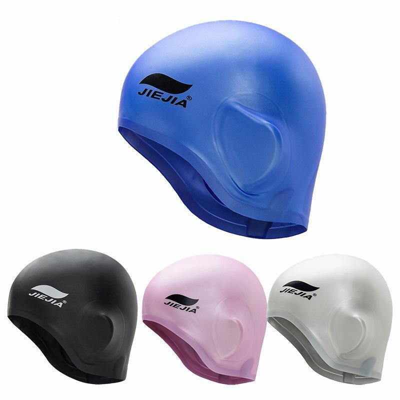 Mũ Bơi Che Tai Chống Nước Silicone