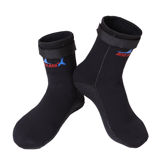 Giày Lặn Biển Wetsuit 3mm Cao Cổ Có Khoá Đế Chống Trượt