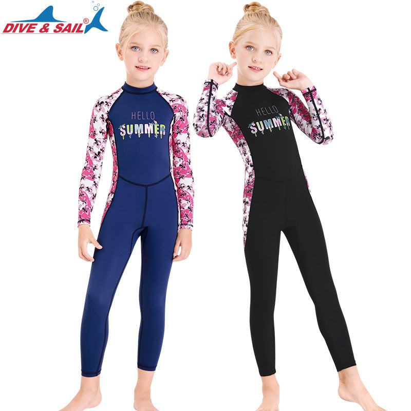 Bộ Bơi Trẻ Em Bé Gái Chống Nắng Chống UV D111