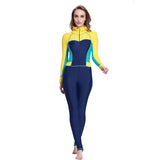 Bộ Bơi Nữ Liền Quần Tới Gót Sbart 1038 Xanh Vàng - ProSwim.vn